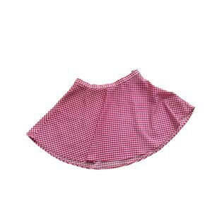 Urban Outfitters Large Pink Gingham Skater‎ Skirt Retro Picnic Vibes
